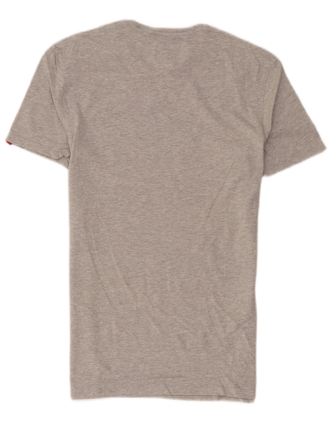Camiseta masculina Levi's Top pequeno algodão manchado cinza