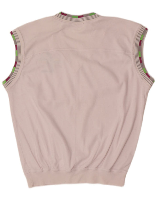 Lotto Mens Graphic Vest Top Grande Branco