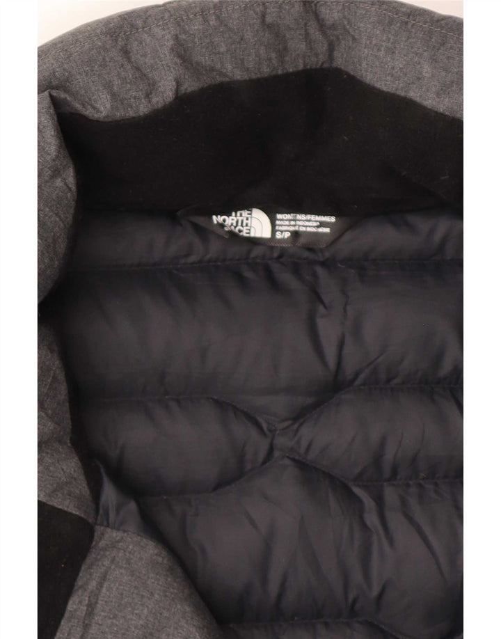 Casaco acolchoado feminino The North Face UK 10 pequeno cinza nylon