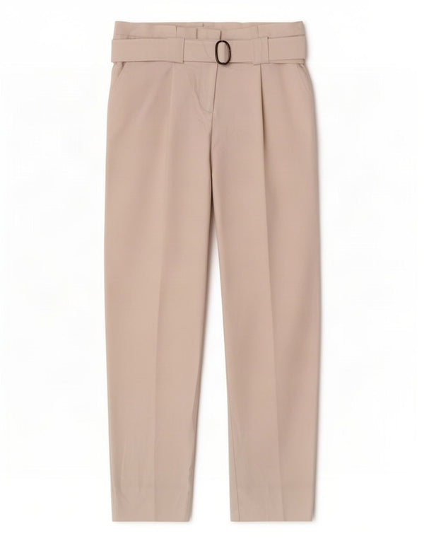 Topshop Womens Crop Tapered Chino Trousers UK 10 Small W26 L25 White