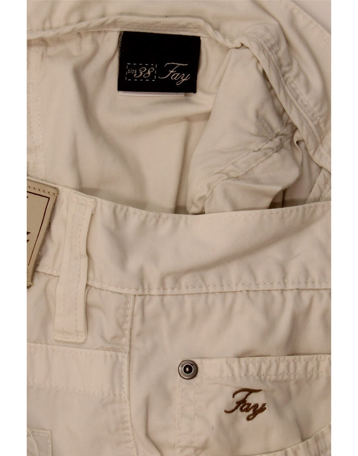 Shorts casuais masculinos Fay W38 XL algodão bege