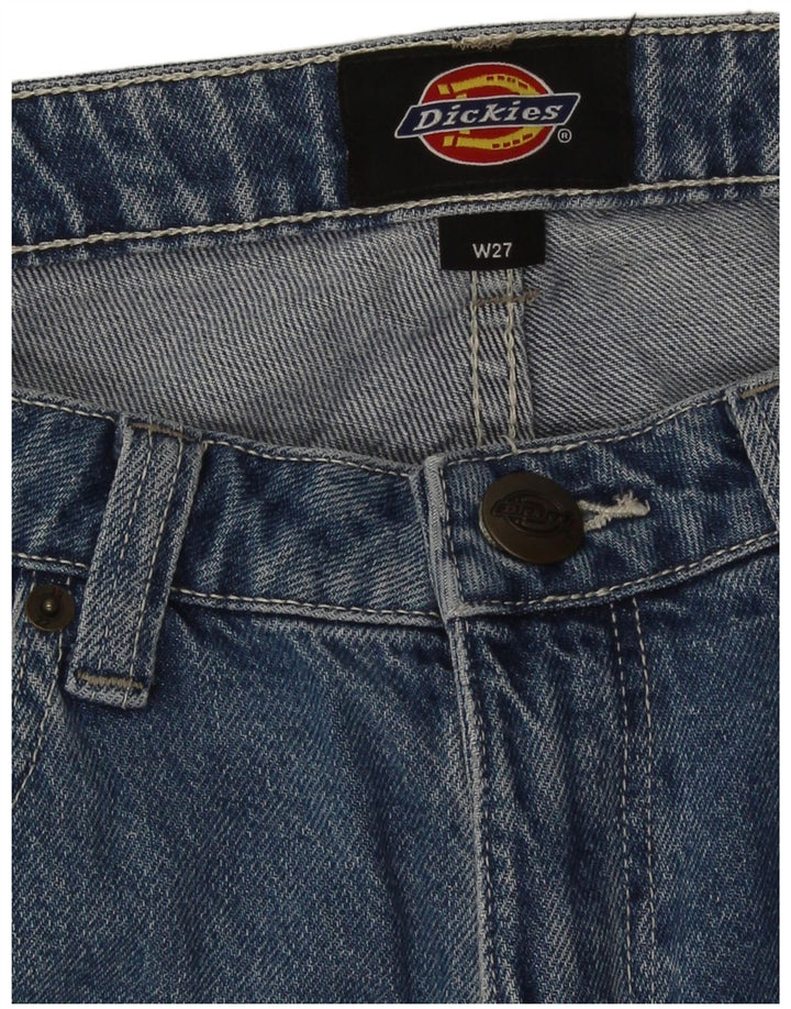 Calça jeans reta feminina Dickies Cargo W27 L26 azul