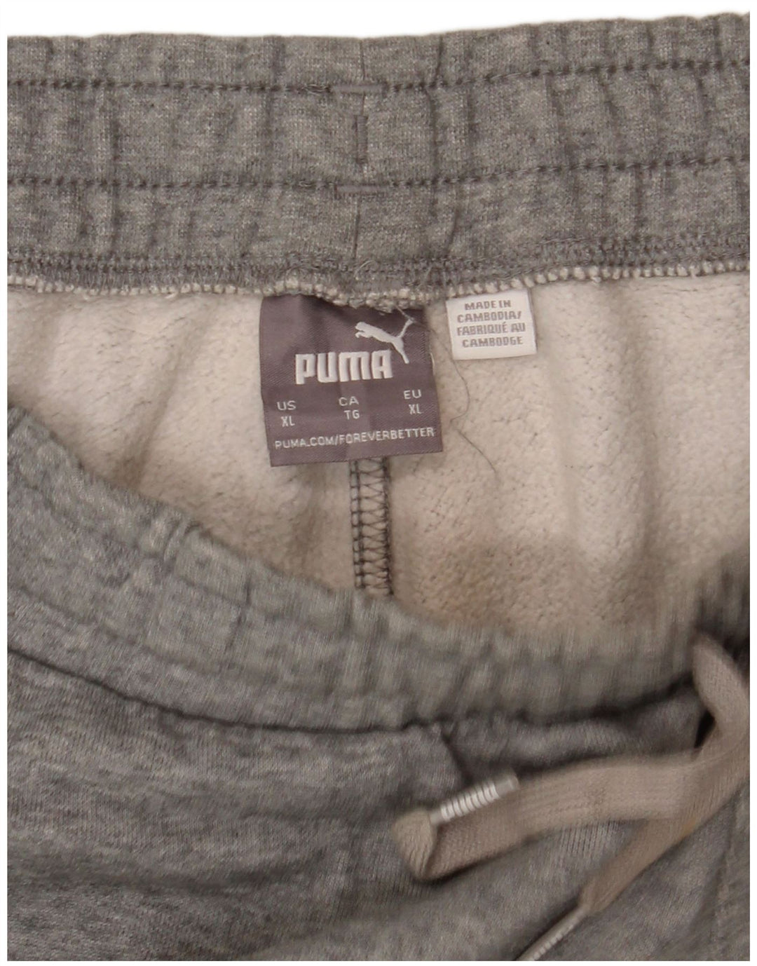 Shorts esportivos masculinos Puma XL cinza