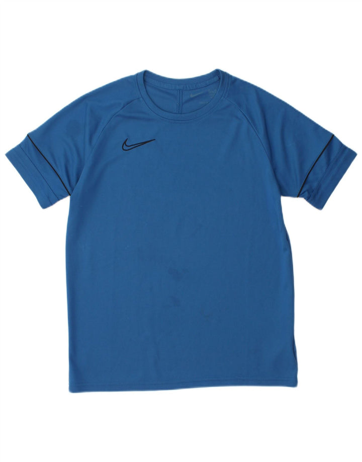 Camiseta NIKE Boys Dri Fit Top 13-14 Anos XL Azul Poliéster Esportivo