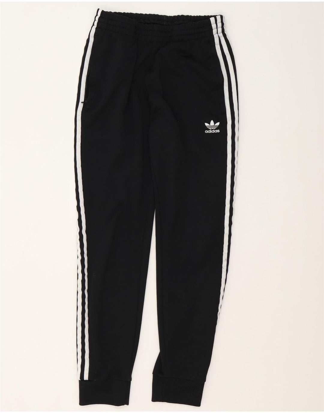 Adidas Mens Treino Calças Joggers Pequeno Poliéster Preto