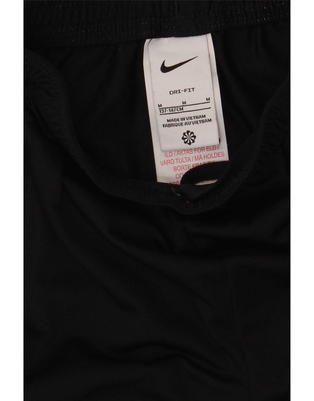 Calça de treino Nike Boys 10-11 anos médio preto poliéster