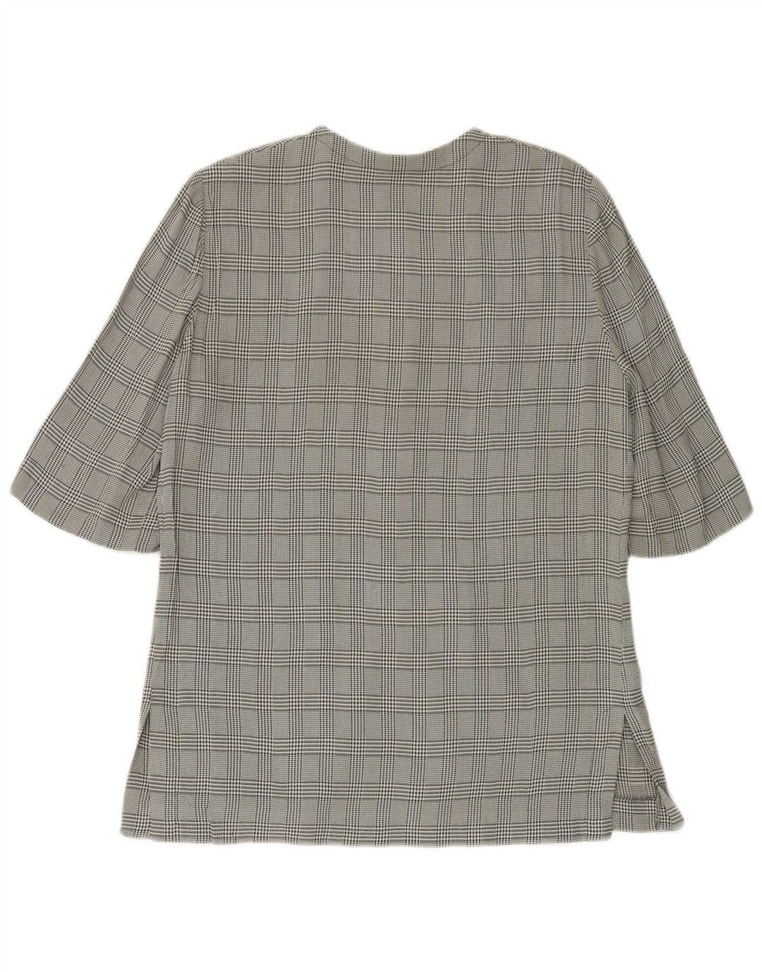 LUISA SPAGNOLI Jaqueta blazer feminina manga 3/4 IT 46 xadrez verde grande