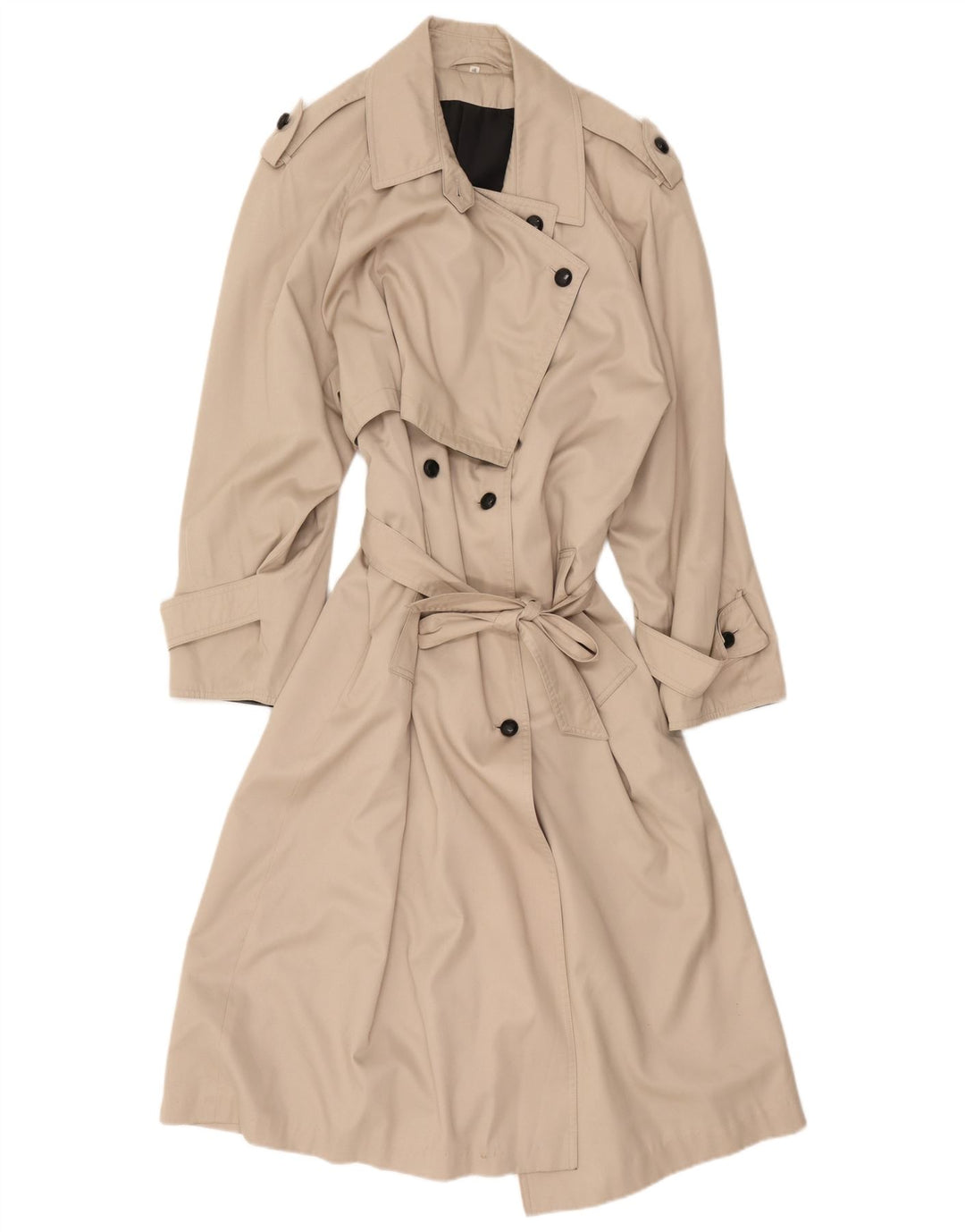 Bernard Womens Trench Coat UK 18 XL Bege Poliéster