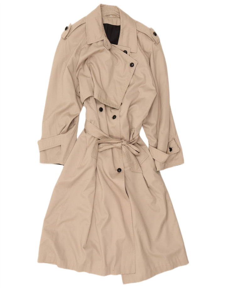 Bernard Womens Trench Coat UK 18 XL Bege Poliéster
