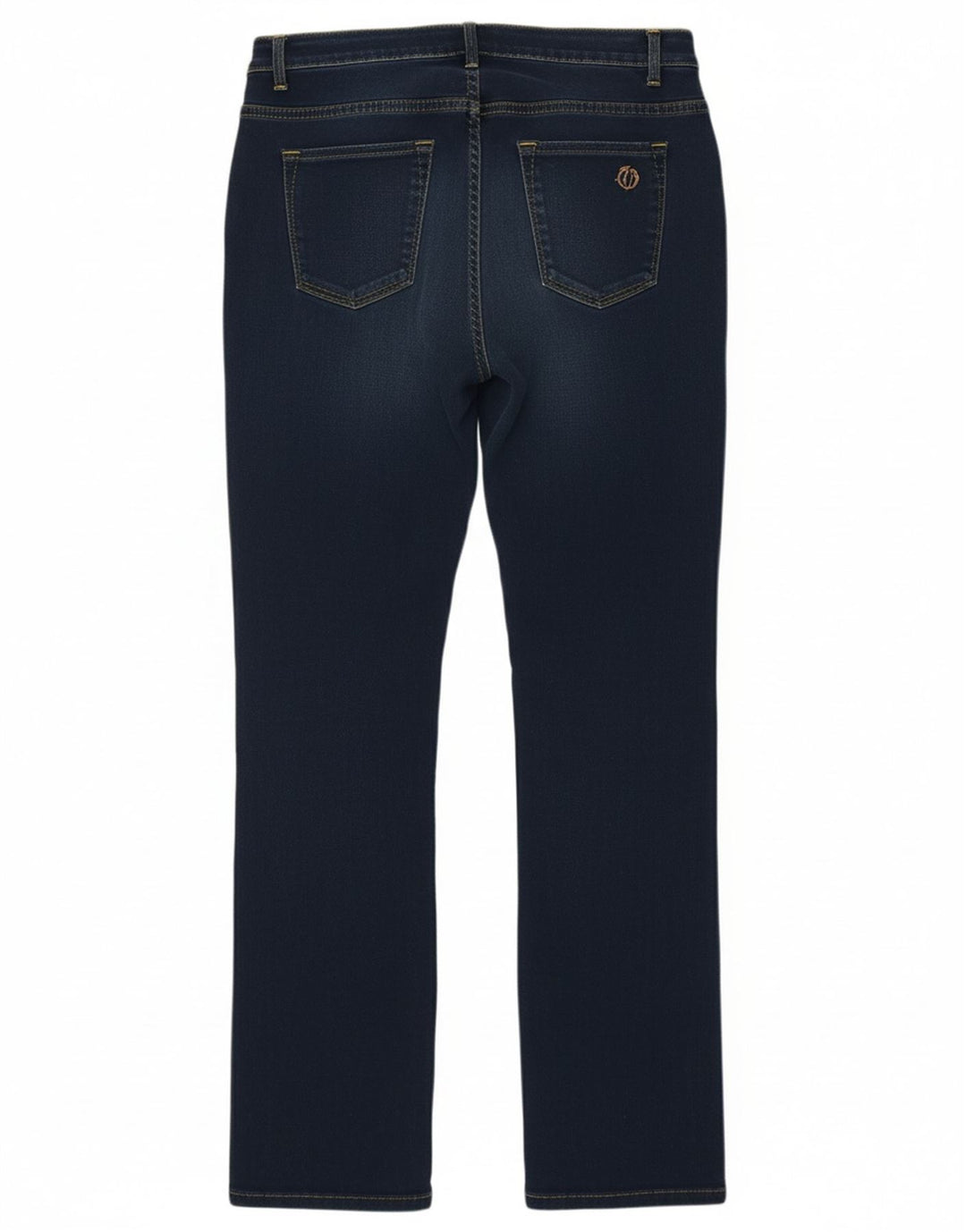 Jeans retos femininos TRUSSARDI W28 L29 algodão azul