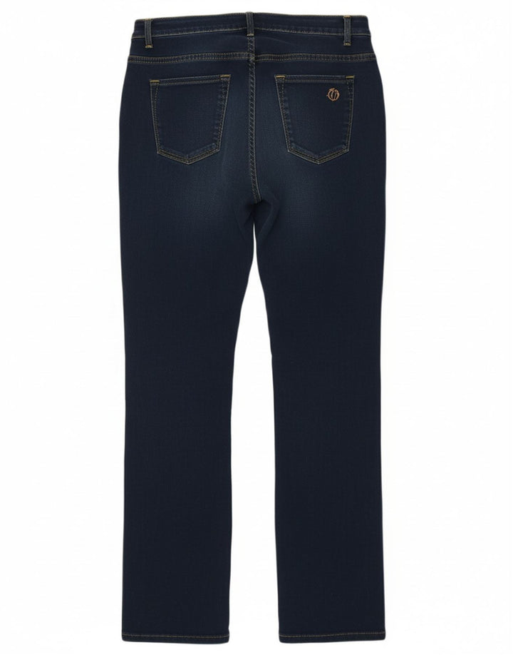 Jeans retos femininos TRUSSARDI W28 L29 algodão azul