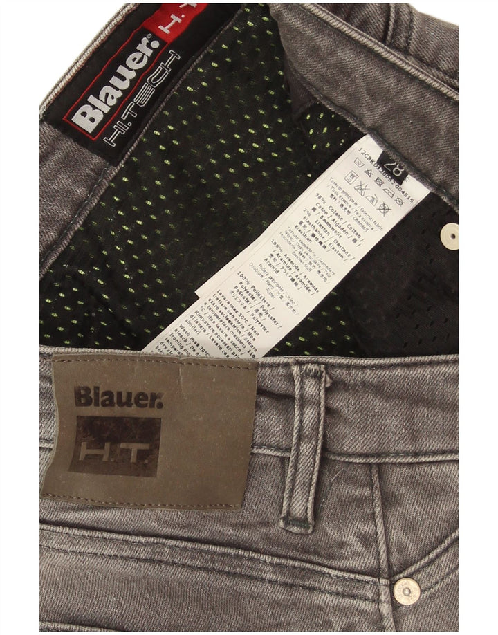 Jeans skinny Blauer feminino W28 L29 algodão cinza