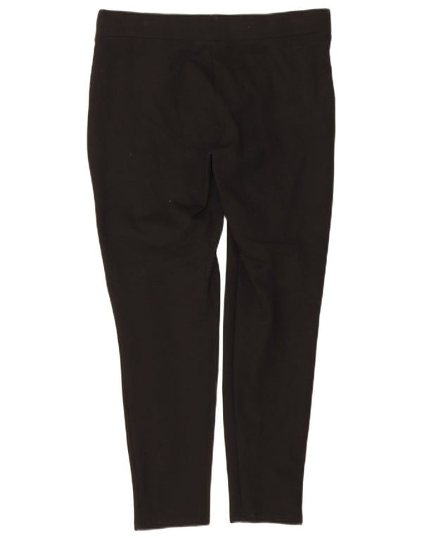 Zara Calça Feminina Crop Slim Casual XL W32 L25 Preto Viscose