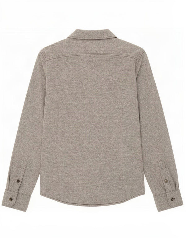 Camisa masculina Massimo Dutti cinza médio