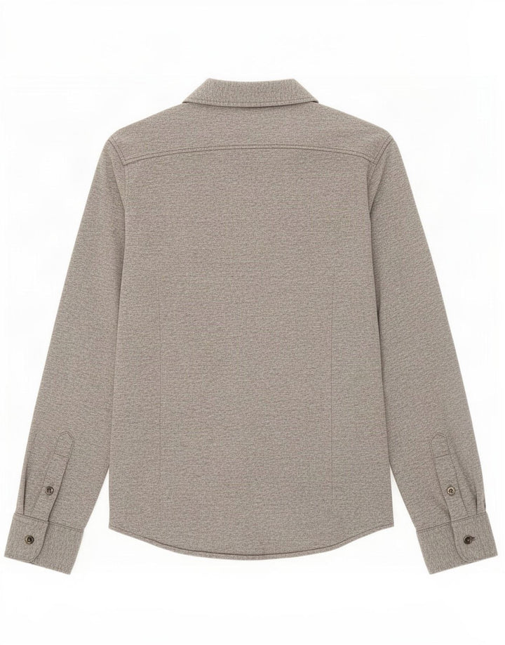 Camisa masculina Massimo Dutti cinza médio