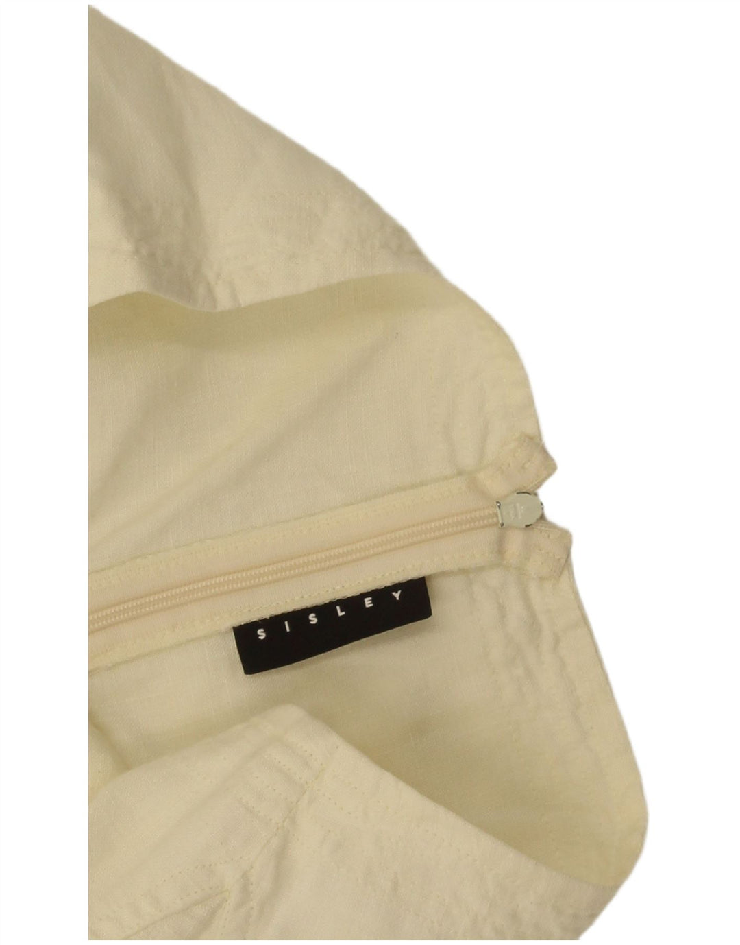 Mini saia assimétrica feminina Sisley W30 médio amarelo