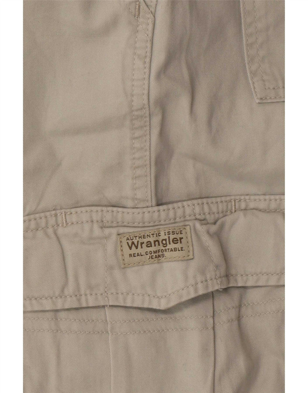 Wrangler Mens Cargo Shorts Grande W36 Algodão Cinza