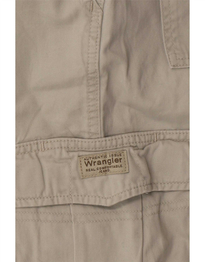 Wrangler Mens Cargo Shorts Grande W36 Algodão Cinza