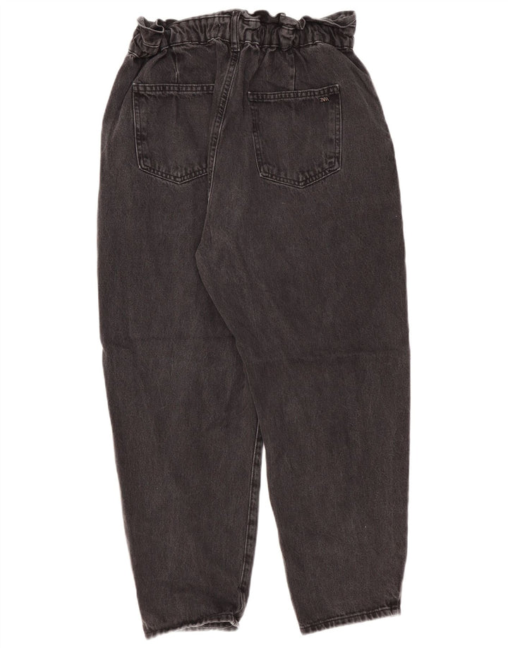 Calça jeans feminina Zara cintura alta solta EU 40 médio W30 L25 cinza