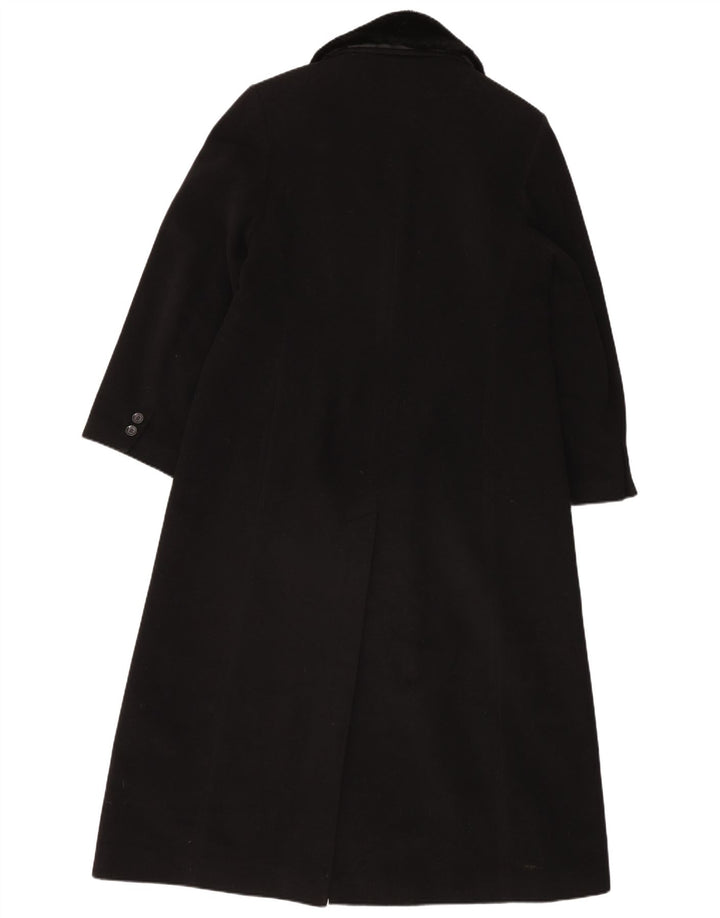 Casaco feminino St. Bernard com trespassado duplo Reino Unido 14 grande lã preta