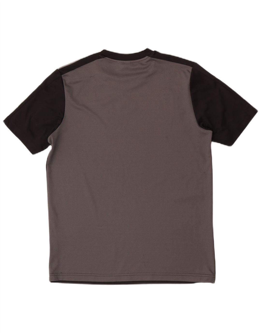 Adidas Mens Camiseta Top Médio Preto Colorblock