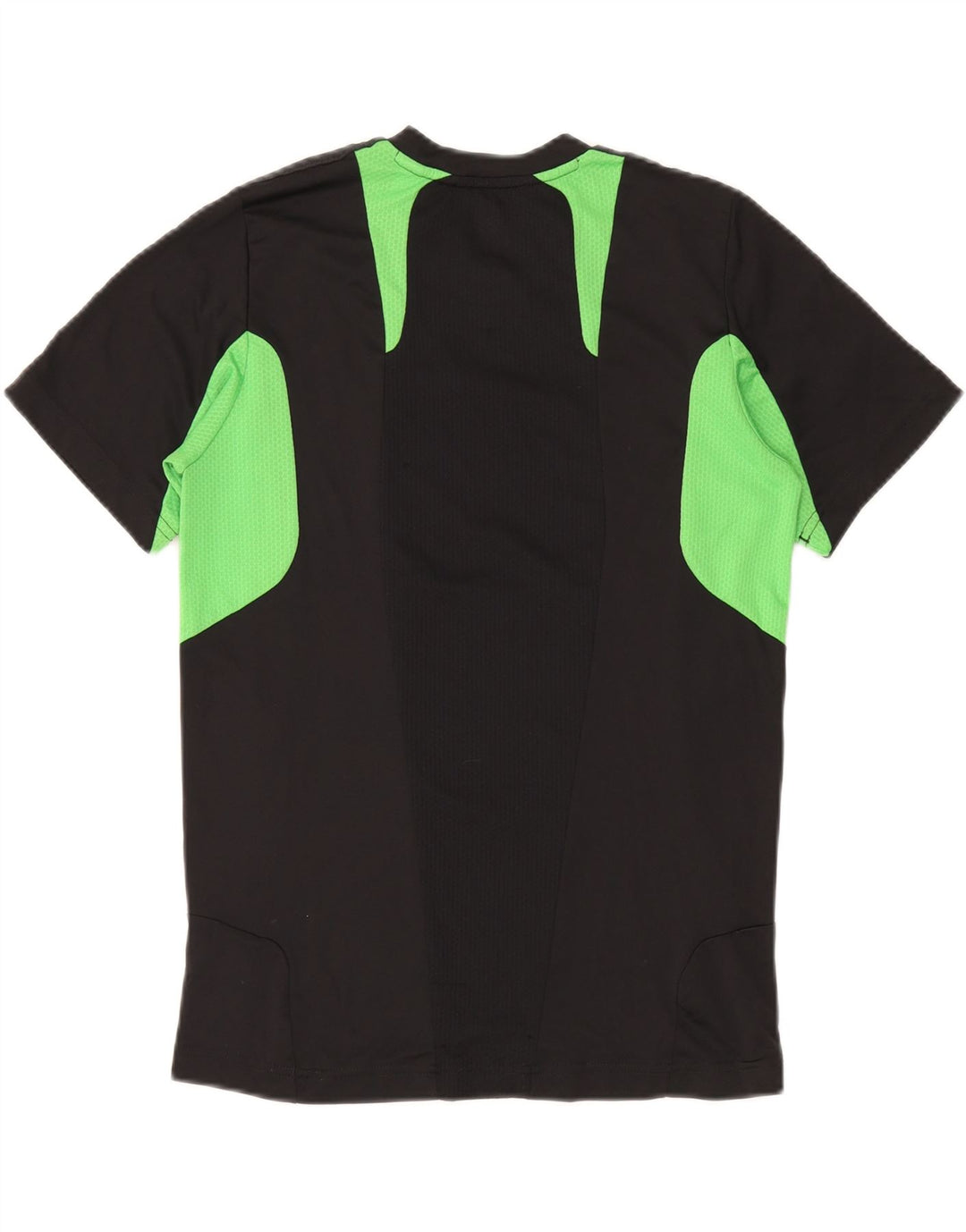 Camiseta Adidas Menino Climacool Top 15-16 Anos Preto Colorblock Poliéster