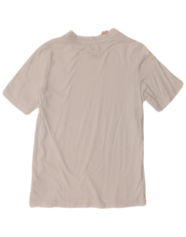 Camiseta Adidas Meninos 13-14 Anos Algodão Branco