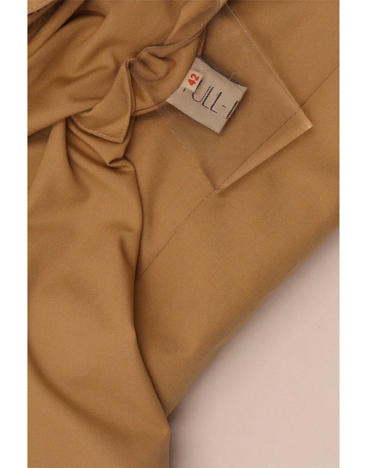 Sobretudo reversível feminino vintage IT 42 bege médio