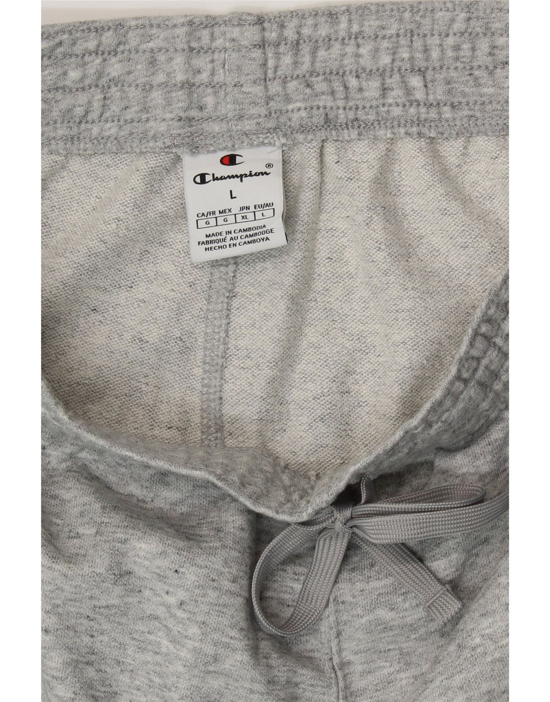 Calça de treino masculina CHAMPION joggers grande cinza
