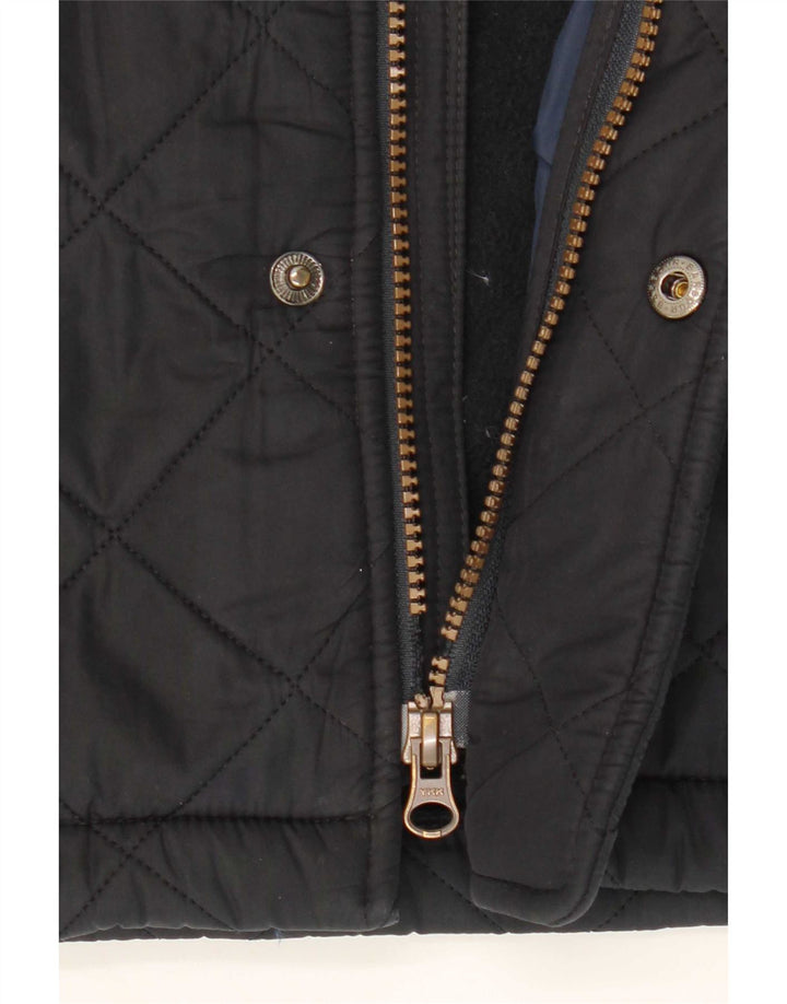 Jaqueta acolchoada masculina Barbour UK 36 pequena azul marinho