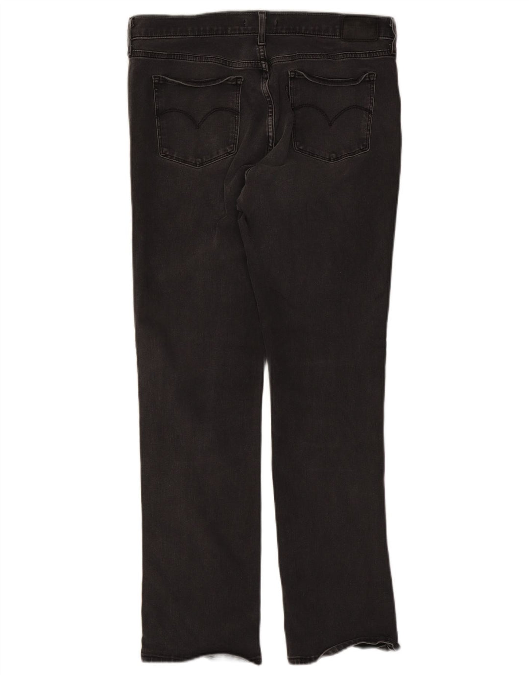 Calça jeans feminina Levi's 314 Shaping Straight W32 L30 algodão preto