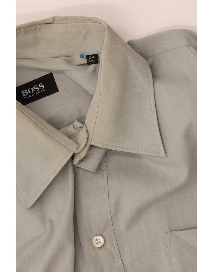 Camisa masculina Hugo Boss tamanho 17 1/2 44 XL cinza