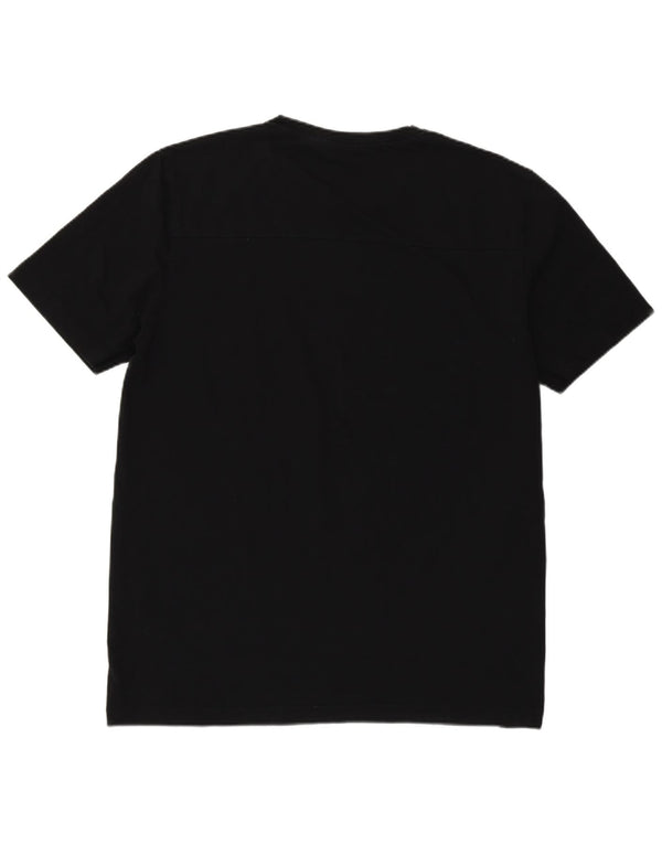 Camiseta gráfica masculina Hugo Boss Top XL algodão preto