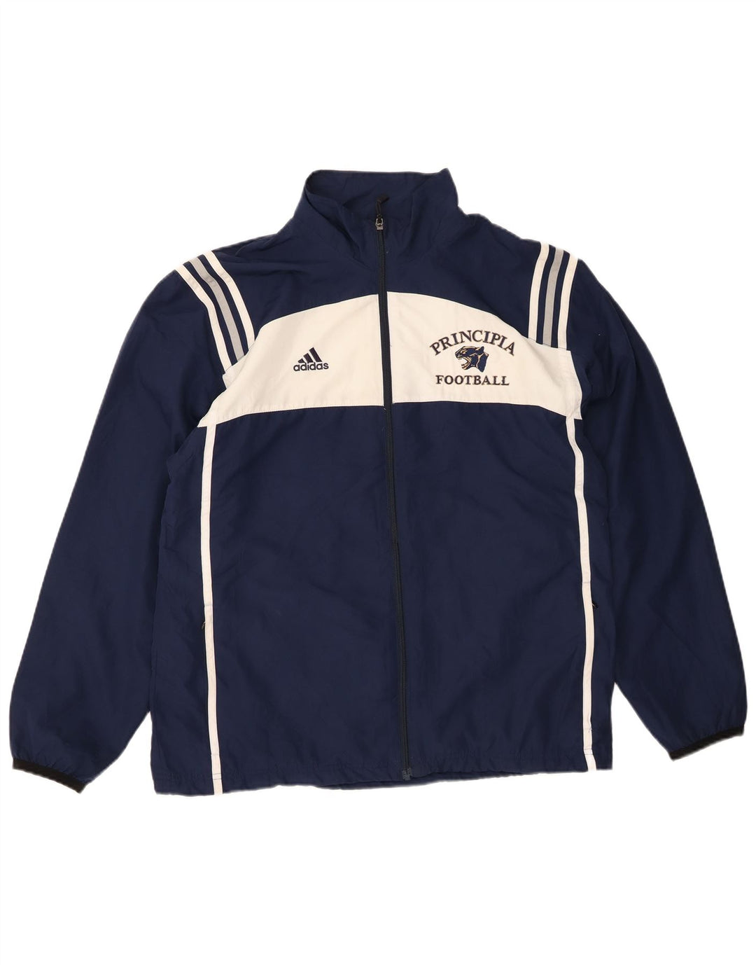 Adidas Mens Clima Proof Tracksuit Top Jacket Médio Azul Marinho Poliéster
