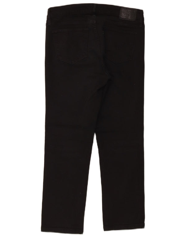 Calça Jeans Levis Feminina 712 Crop Slim W28 L25 Preta