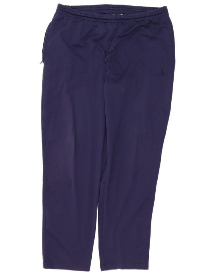 Calça de treino masculina Adidas XL azul marinho poliéster