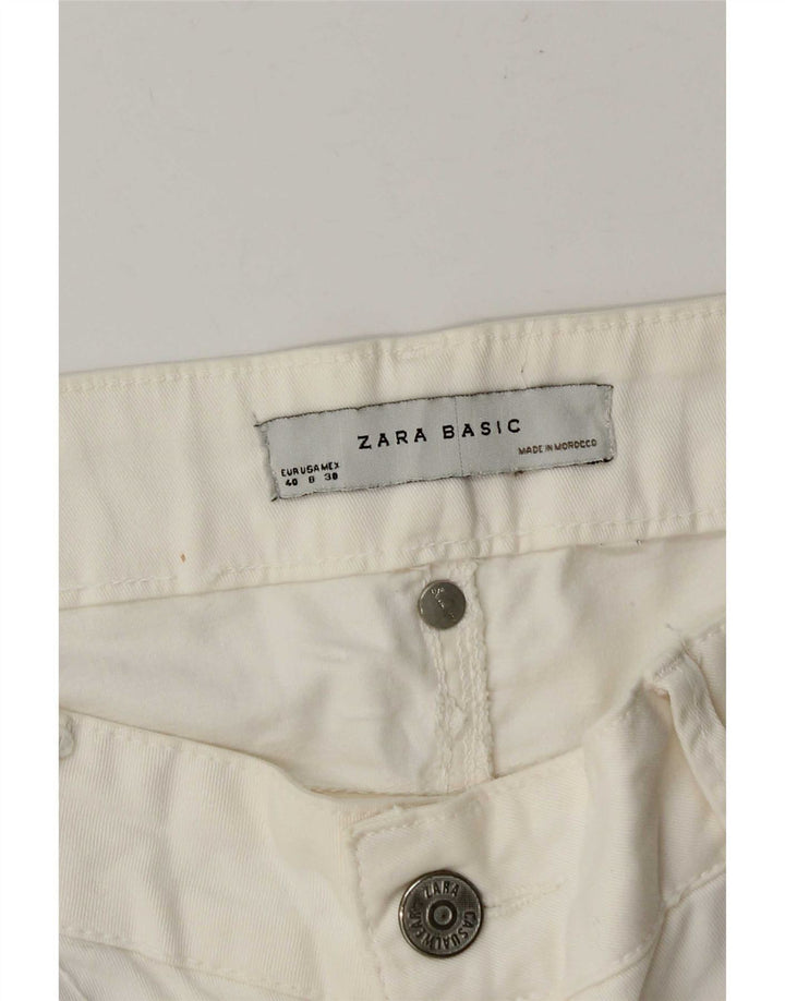 Zara Jeans Skinny Feminino EU 40 Médio W30 L31 Branco