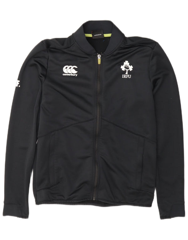 Canterbury Mens IRFU Tracksuit Top Jacket XS Poliéster Preto