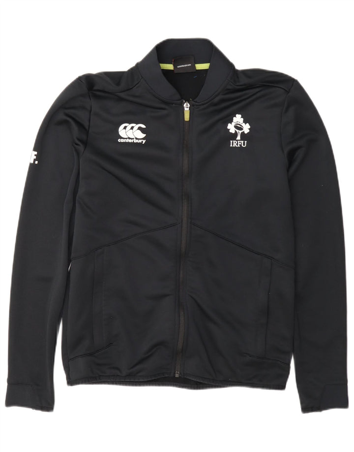 Canterbury Mens IRFU Tracksuit Top Jacket XS Poliéster Preto