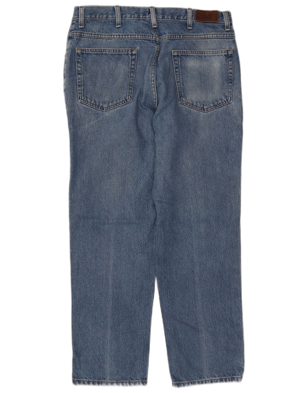 L.L.BEAN Calça jeans masculina clássica de ajuste reto W34 L29 algodão azul