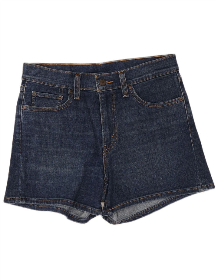 Shorts jeans feminino Levi's W28 algodão azul médio