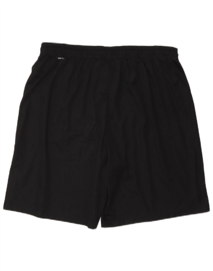 Shorts esportivos masculinos Puma grande poliéster preto