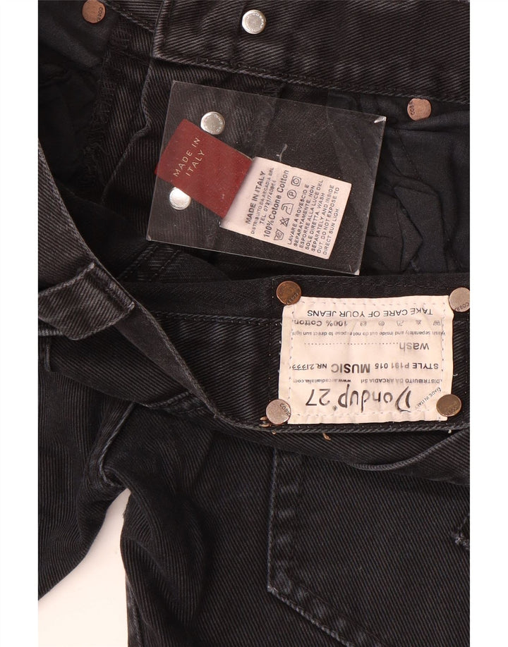 Dondup Jeans Slim Feminino W27 L31 Algodão Preto