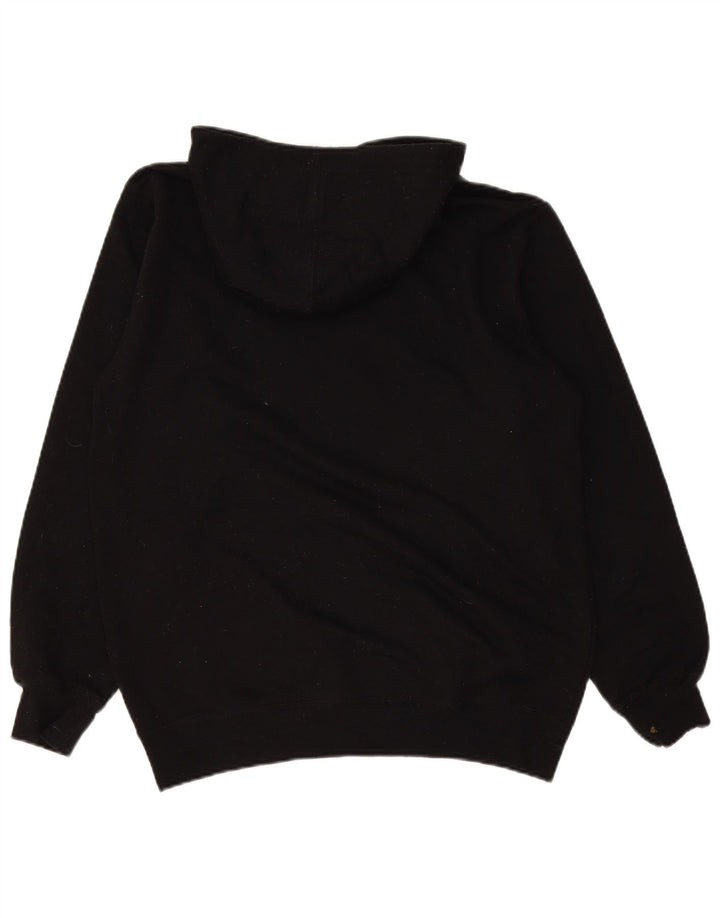 Suéter com capuz gráfico masculino Billabong médio preto