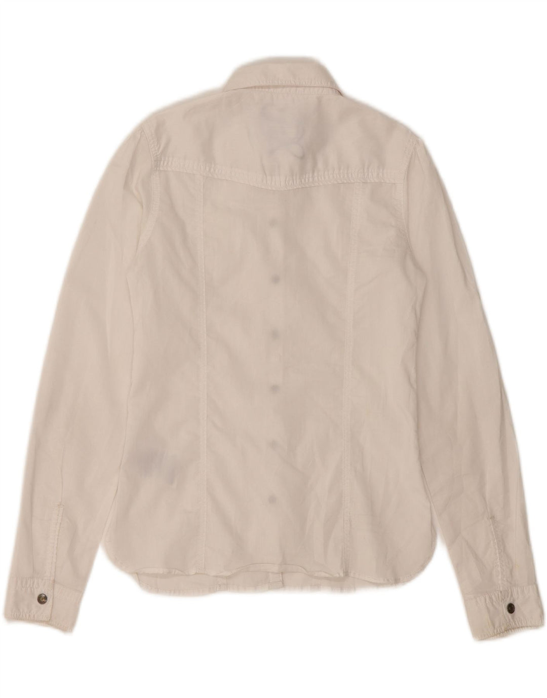 Camisa Guess Menina 11-12 Anos Algodão Branco