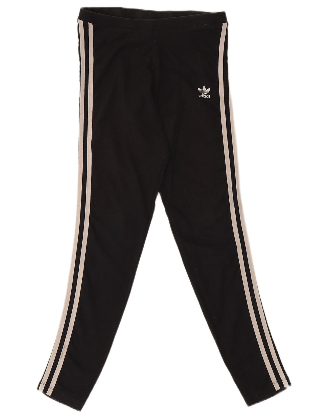 Leggings Adidas Femininas UK 10 Pequenas Algodão Preto