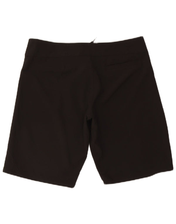 Shorts de natação masculino Volcom grande poliéster preto