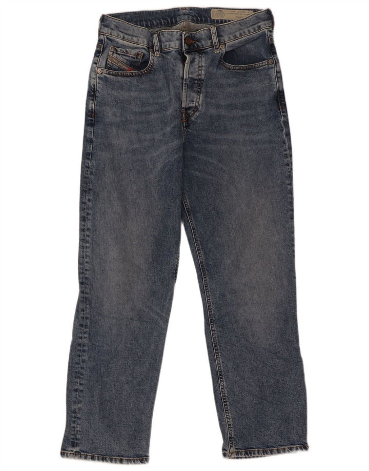 Diesel Feminino Angels Straight Jeans W26 L26 Azul Algodão