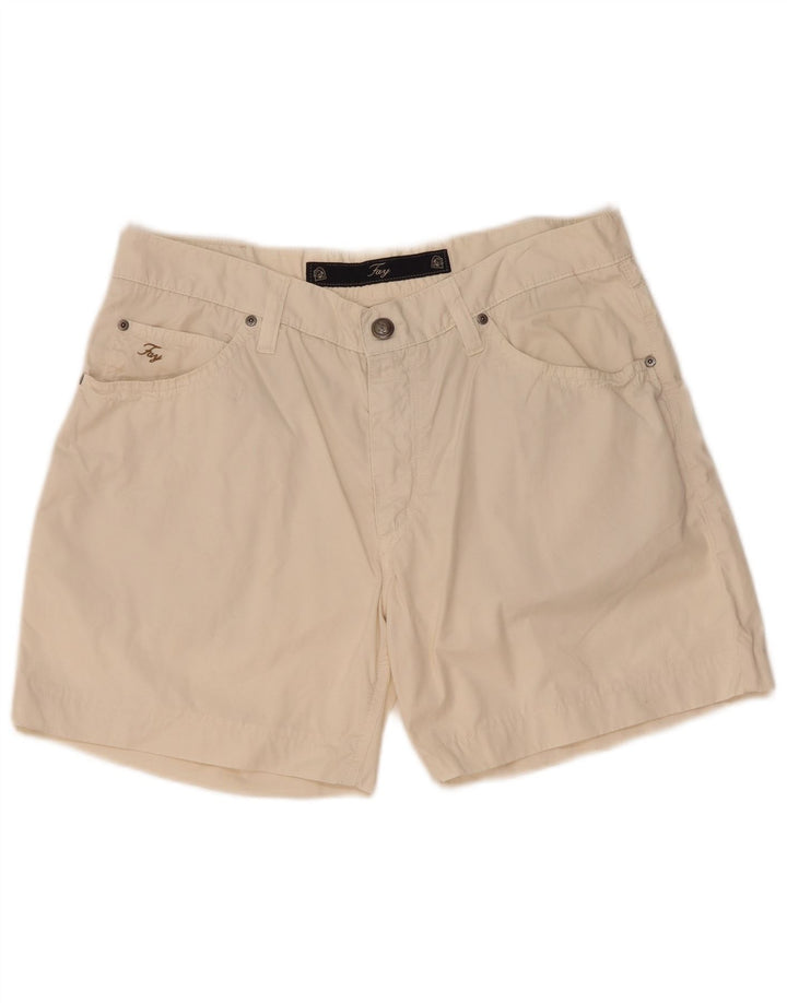 Shorts casuais masculinos Fay W38 XL algodão bege