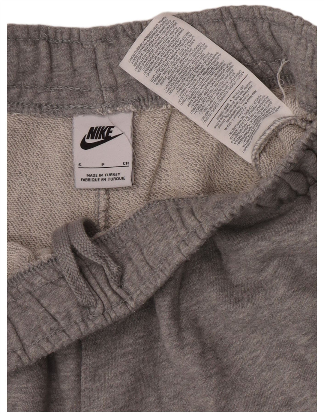 Nike Mens Sport Shorts Pequeno Algodão Cinza